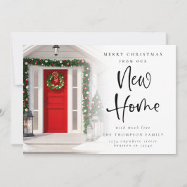 Frohe Weihnachten aus New Zuhause Foto Overlay