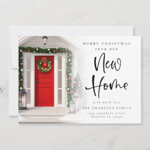 Frohe Weihnachten aus New Zuhause Foto Overlay