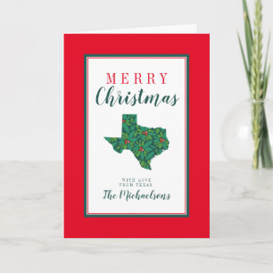 Frohe Weihnachten aus Texas Karte