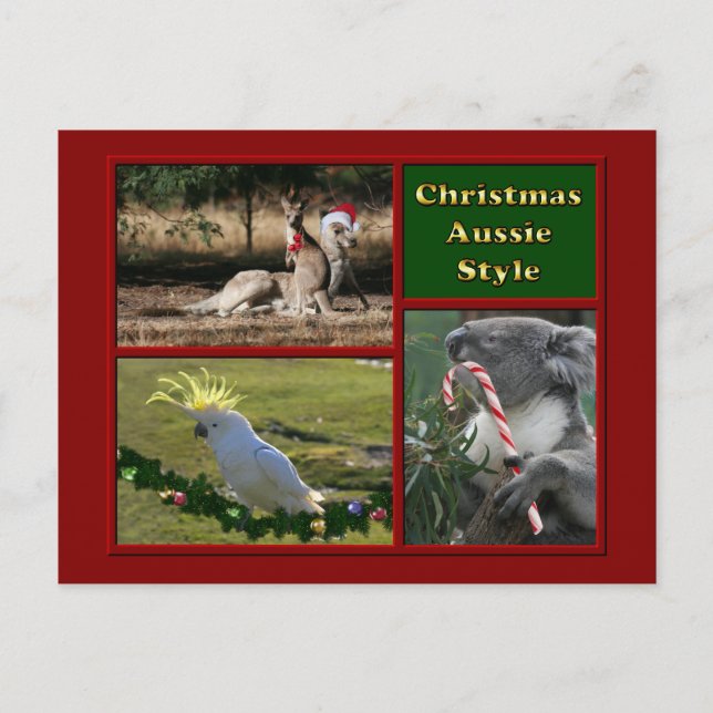 Frohe Weihnachten Aussie Animals (Vorderseite)