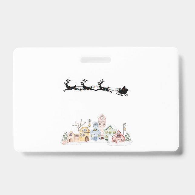 Frohe Weihnachten Ausweis (Vorderseite)