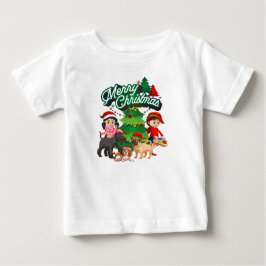 Frohe Weihnachten Baby T-shirt