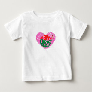 Frohe Weihnachten Baby T-shirt