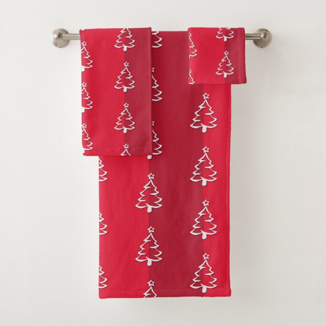 Frohe Weihnachten Badhandtuch Set (Insitu)