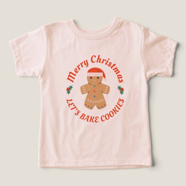 Frohe Weihnachten Bake Cookies Lebkuchen Mann (Design Vorderseite)