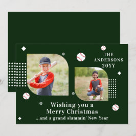 Frohe Weihnachten Baseball Sport 2 Foto Familienna