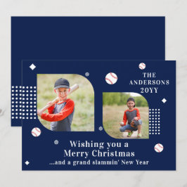 Frohe Weihnachten Baseball Sport 2 Foto Familienna