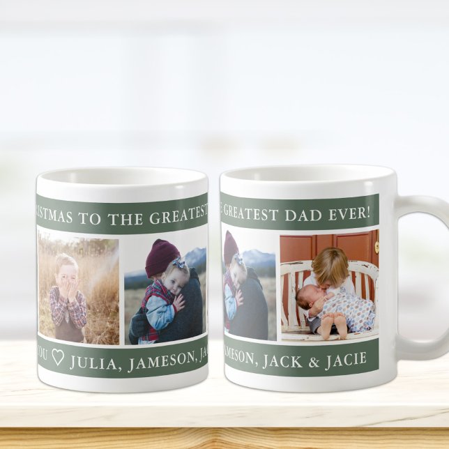 Frohe Weihnachten Bester Vater Custom Kaffeetasse (Von Creator hochgeladen)