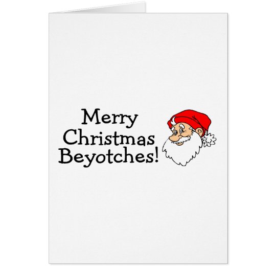 Frohe Weihnachten Beyotches Karte