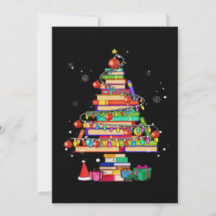 Frohe Weihnachten Bibliotheksbaum Einladung