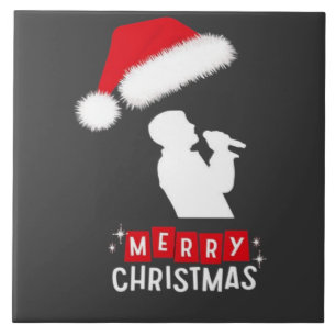 Frohe Weihnachten Bibliotheksbaum Fliese
