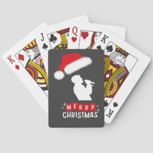 Frohe Weihnachten Bibliotheksbaum Spielkarten