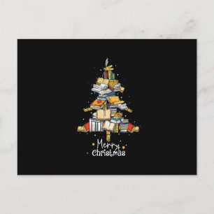 Frohe Weihnachten Bibliotheksbaum Süßer Buchliebha