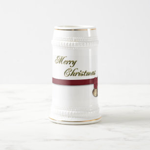 Frohe Weihnachten Bierglas