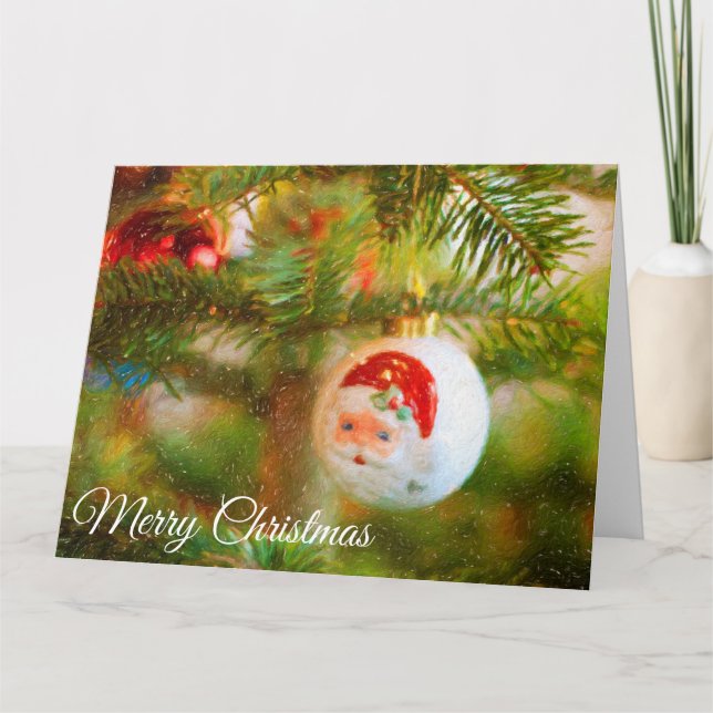 Frohe Weihnachten Big Karte (Vorderseite)