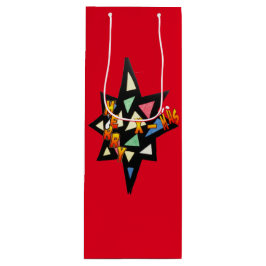 Frohe Weihnachten Big Star Cust. Weinbeutel Geschenktüte Für Weinflaschen