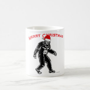 Frohe Weihnachten Bigfoot Sasquatch Yeti Kaffeetasse