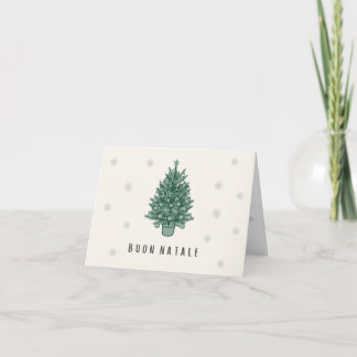 Frohe Weihnachten (biglietto natale) Italienisches Karte