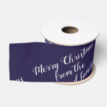 Frohe Weihnachten Blau saisonale Gruß Custom Text