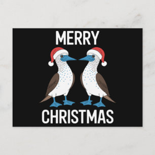 Frohe Weihnachten Blaufüßiger Sula-Vogel Weihnacht