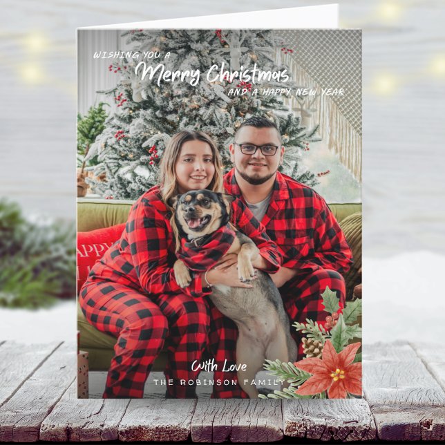 Frohe Weihnachten Botanische Typografie 1 Foto (Von Creator hochgeladen)