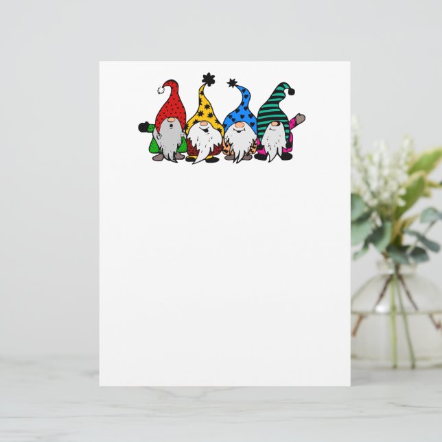 Frohe Weihnachten Briefbogen (Stehend Vorderseite)