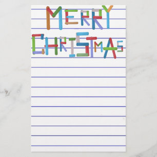 Frohe Weihnachten Briefpapier