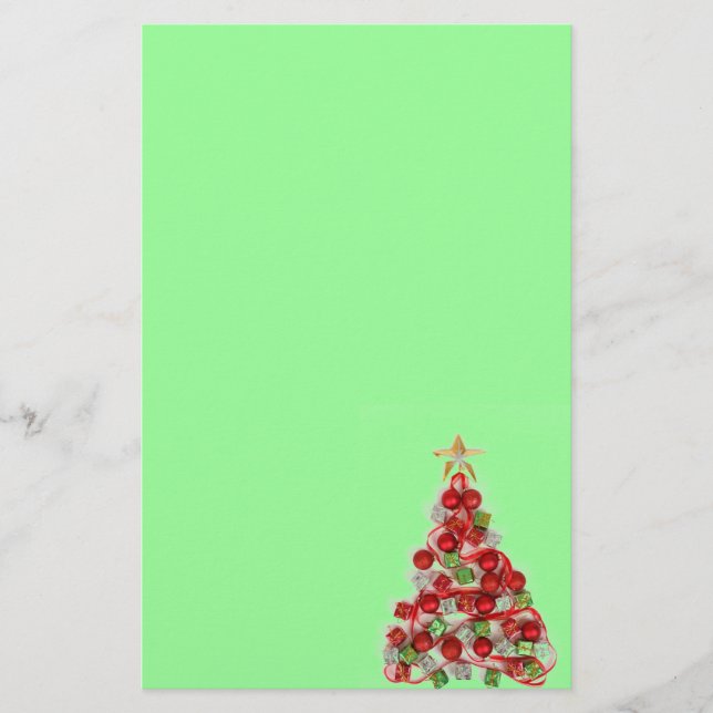Frohe Weihnachten Briefpapier (Vorderseite)