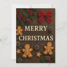 Frohe Weihnachten Brown Weihnachtskekse