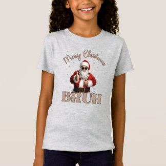 Frohe Weihnachten BRUH Funny Design T - Shirt
