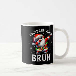 Frohe Weihnachten Bruh Lustiger Weihnachtsmann Ret Kaffeetasse