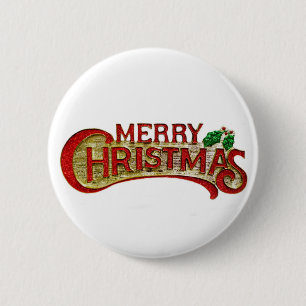 Frohe Weihnachten Button