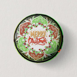 Frohe Weihnachten Button