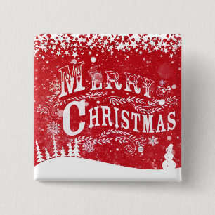 Frohe Weihnachten Button
