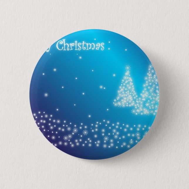 Frohe Weihnachten Button (Vorderseite)