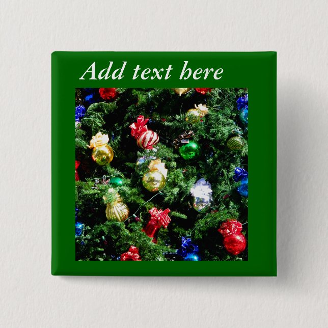 Frohe Weihnachten_ Button (Vorderseite)