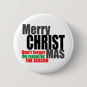 Frohe Weihnachten Button