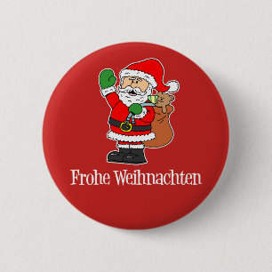 Frohe Weihnachten Button