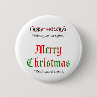 Frohe Weihnachten Button