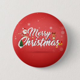 Frohe Weihnachten Button