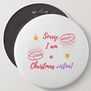 Frohe Weihnachten Button