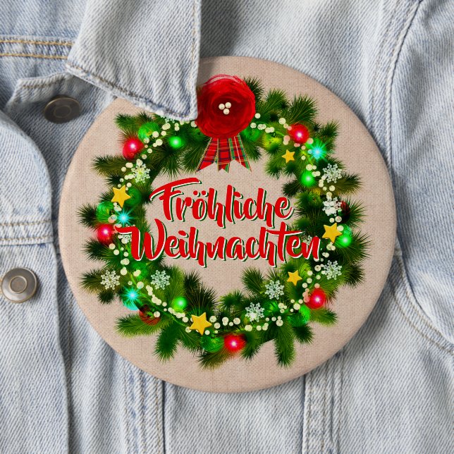Frohe Weihnachten Button (Beispiel)