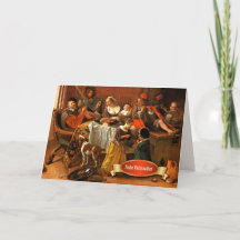 Frohe Weihnachten. Carte de Noël en allemand