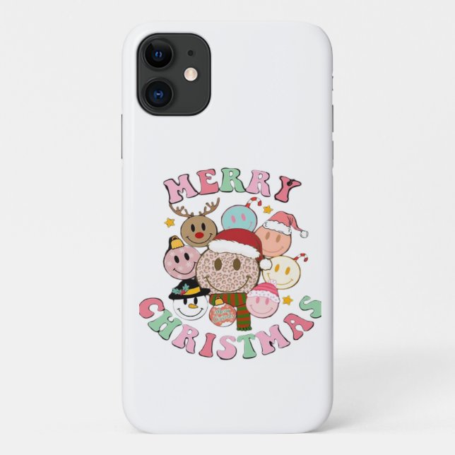 Frohe Weihnachten Case-Mate iPhone Hülle (Rückseite)