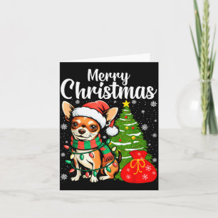 Frohe Weihnachten Chihuahua Karte