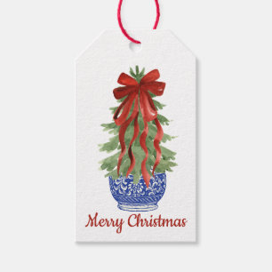 Frohe Weihnachten Chinoiserie Geschenk Tag Geschenkanhänger