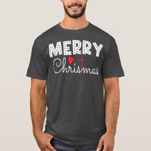 Frohe Weihnachten Christlich Happy Holidays Glaube T-Shirt