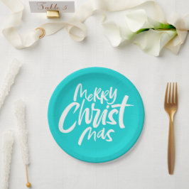 Frohe Weihnachten Christliche Briefe Christus Gott Pappteller