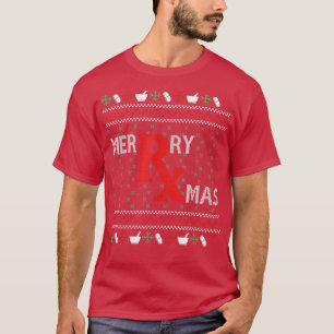 Frohe Weihnachten Christmas Apotheker Hässliche Ap T-Shirt