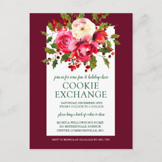 Frohe Weihnachten | Christmas Cookie Exchange Postkarte